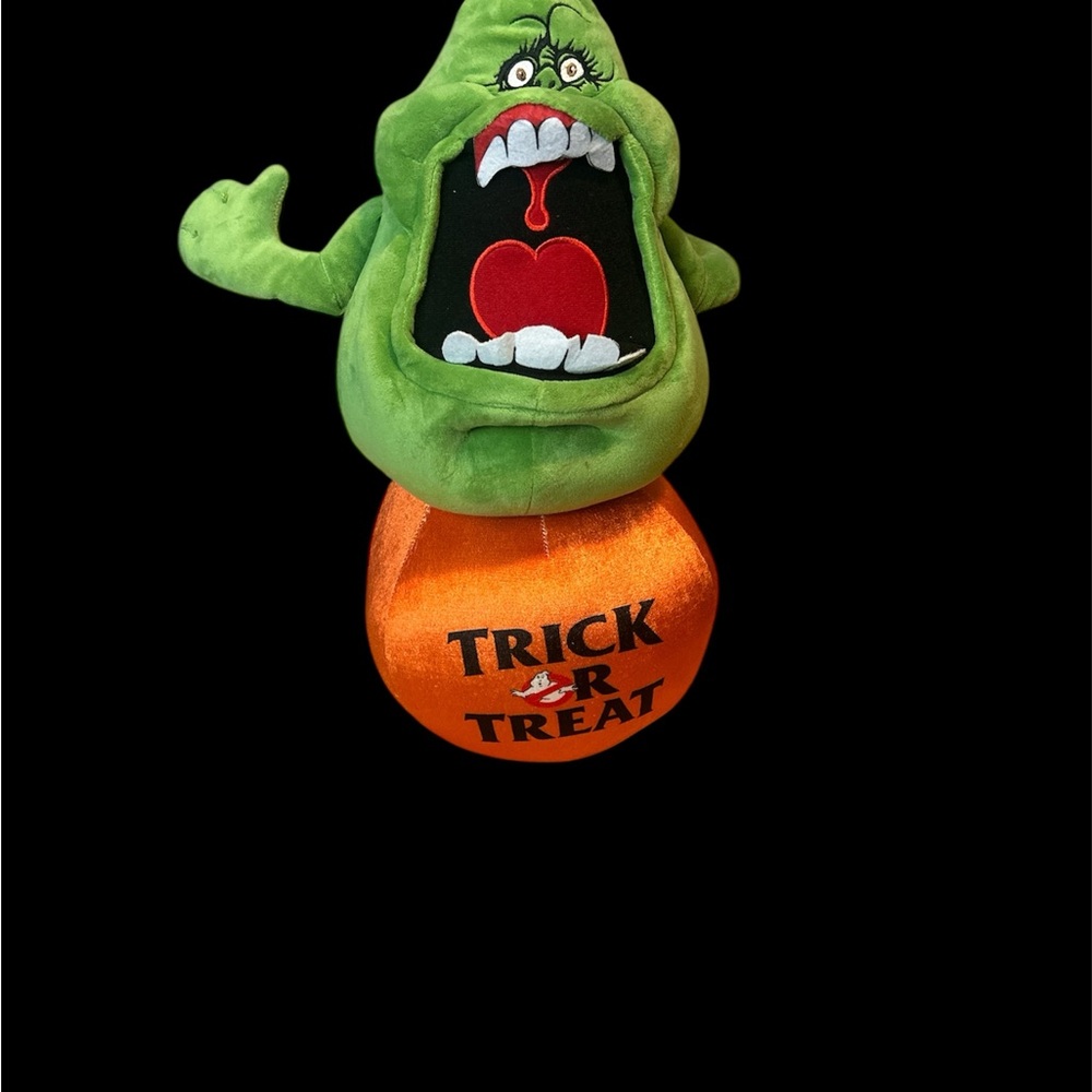 Green and Orange Halloween Trick or Treat Plush